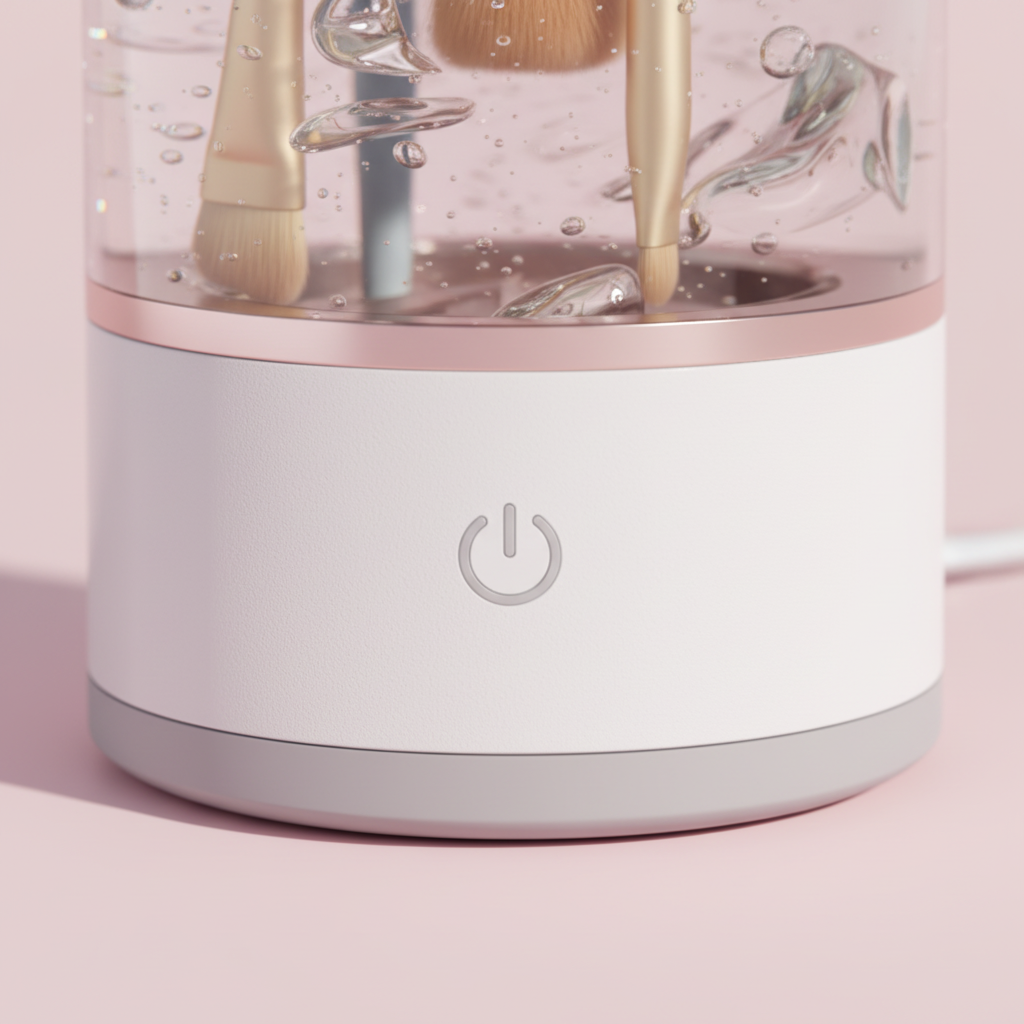 Smart Brush Cleaner — Clean & Store in One Step