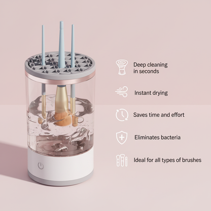 Smart Brush Cleaner — Clean & Store in One Step