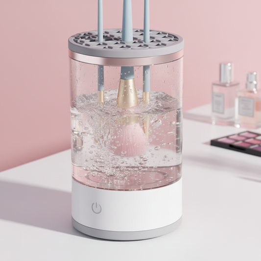 Smart Brush Cleaner — Clean & Store in One Step